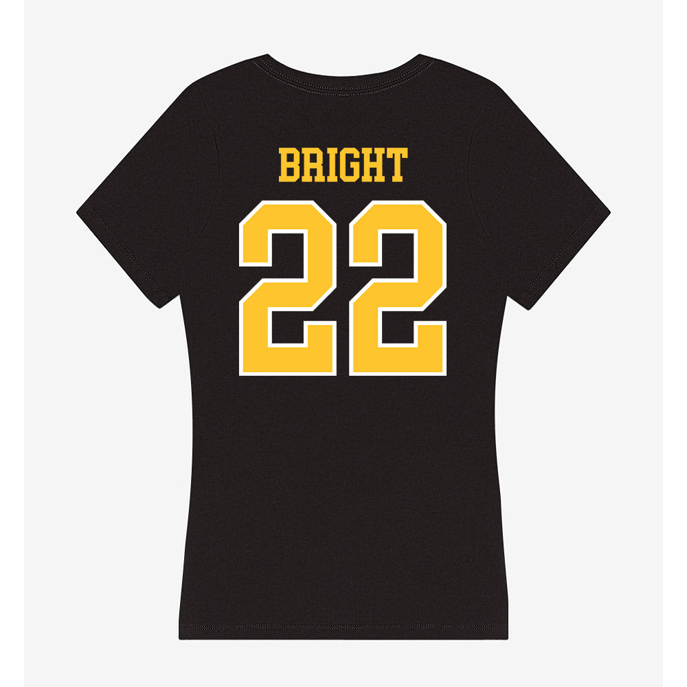 PLU - NCAA Women's Basketball : Ava Bright - Women's V-Neck T-Shirt-1