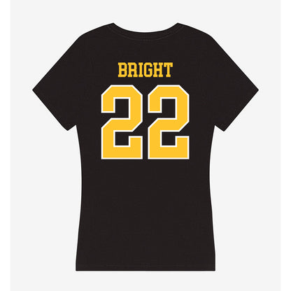 PLU - NCAA Women's Basketball : Ava Bright - Women's V-Neck T-Shirt-1