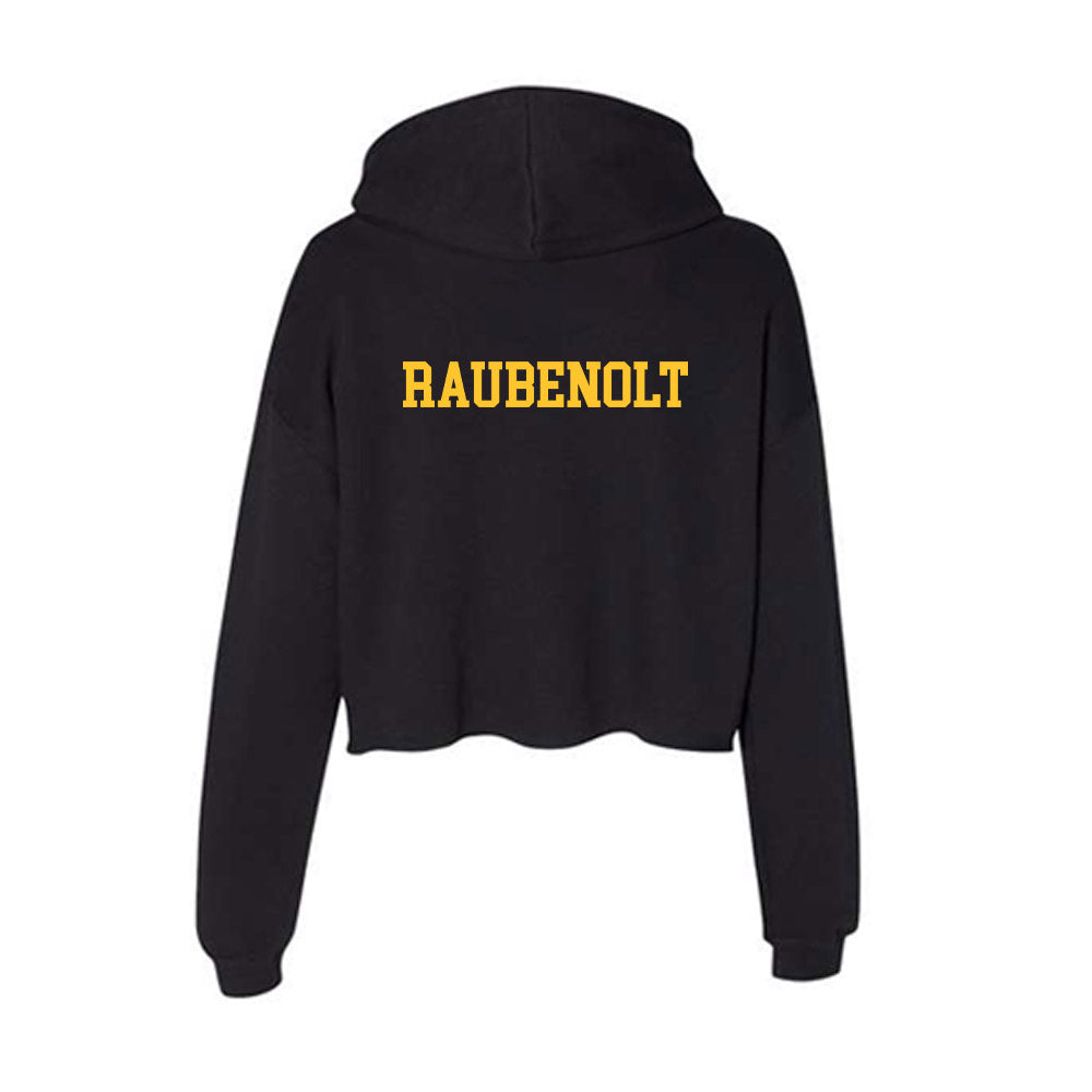 PLU - NCAA Men's Golf : Grant Raubenolt - Women's Crop Fleece Hoodie-1