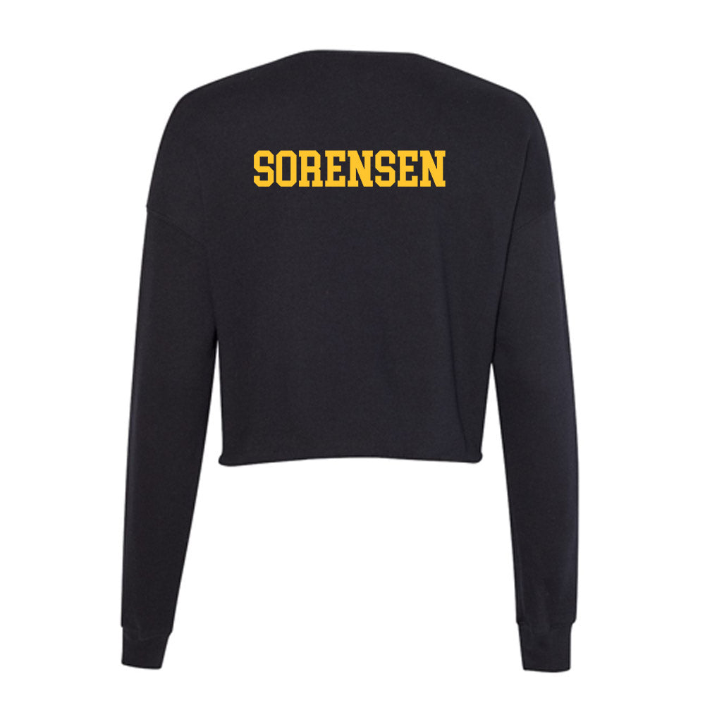 PLU - NCAA Men's Track & Field : Kai Sorensen - Women's Cropped Crew Fleece-1