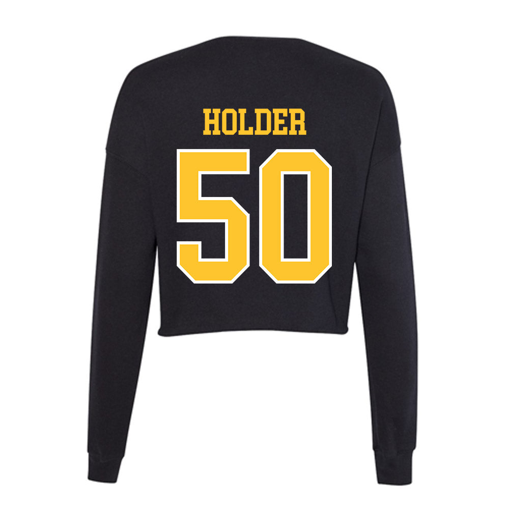 PLU - NCAA Football : Joshua Holder - Women's Cropped Crew Fleece-1