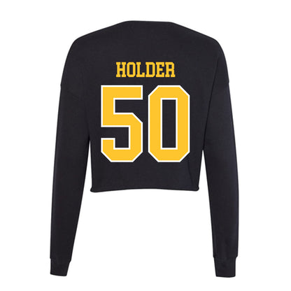 PLU - NCAA Football : Joshua Holder - Women's Cropped Crew Fleece-1