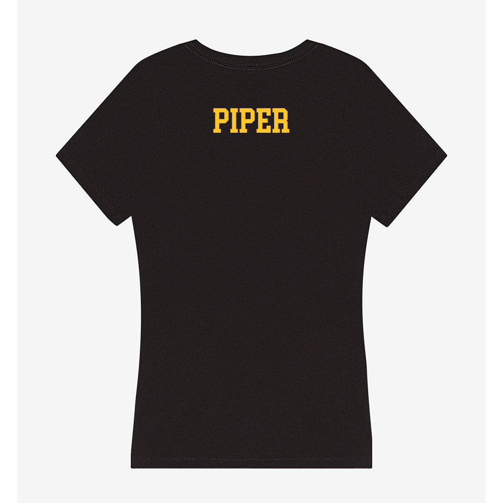 PLU - NCAA Men's Cross Country : Corban Piper - Women's V-Neck T-Shirt-1