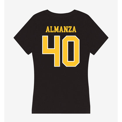 PLU - NCAA Women's Soccer : Paige Almanza - Women's V-Neck T-Shirt-1