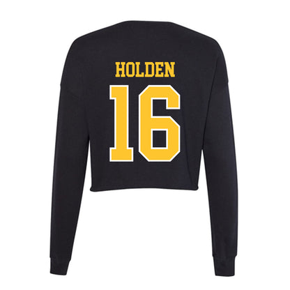 PLU - NCAA Football : Keahi Holden - Women's Cropped Crew Fleece-1