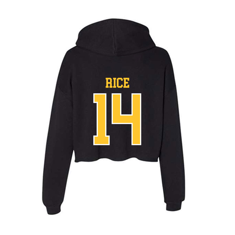 PLU - NCAA Men's Basketball : Cameron Rice - Women's Crop Fleece Hoodie-1