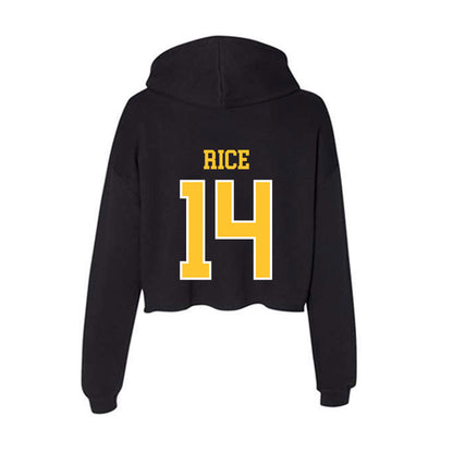PLU - NCAA Men's Basketball : Cameron Rice - Women's Crop Fleece Hoodie-1