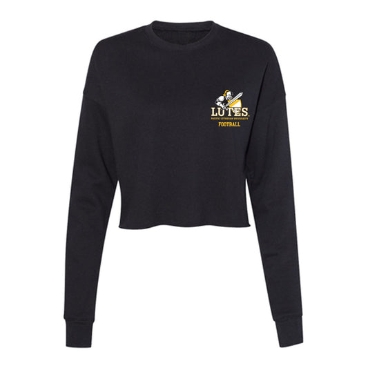PLU - NCAA Football : Tyler Yarger - Women's Cropped Crew Fleece-0