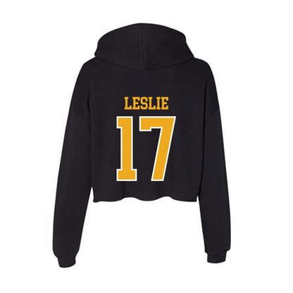 Canisius - NCAA Men's Soccer : Gabriel Leslie - Women's Crop Fleece Hoodie-1
