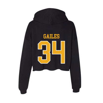 Canisius - NCAA Women's Basketball : Shariah Gailes - Women's Crop Fleece Hoodie-1