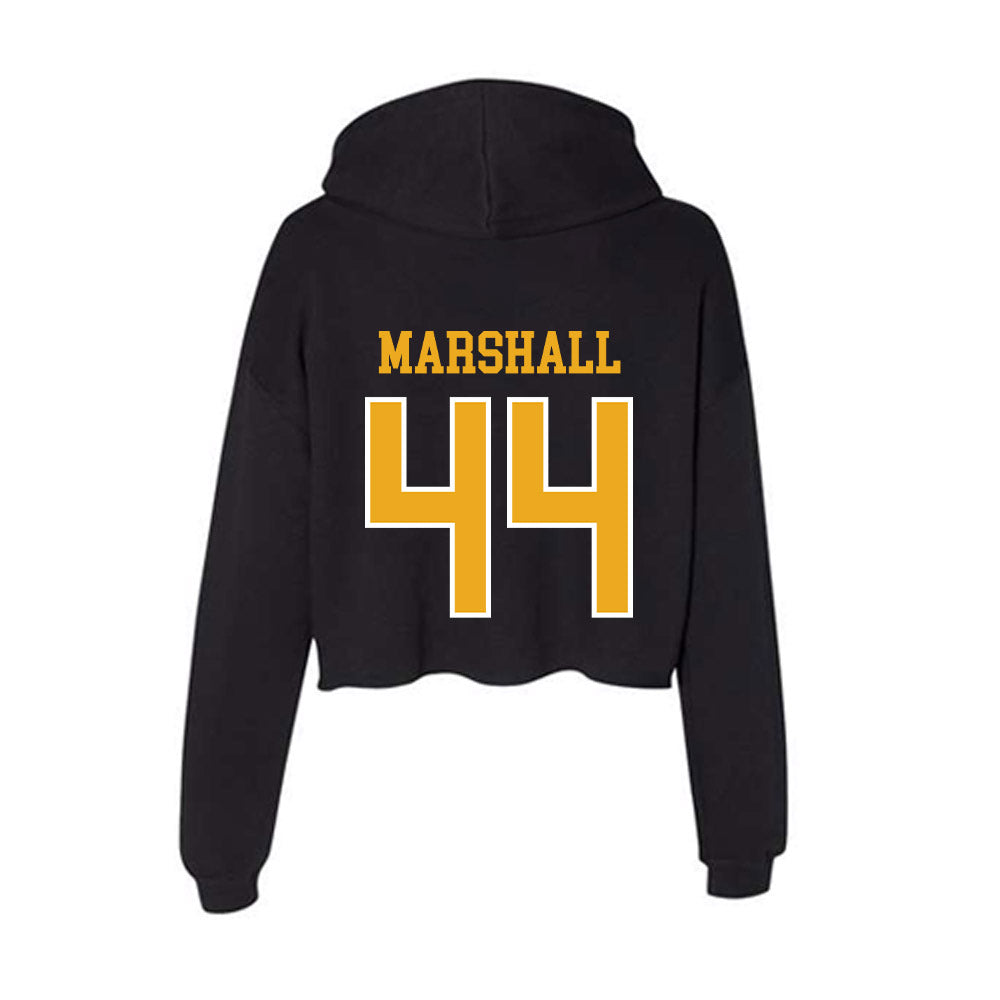 Canisius - NCAA Men's Ice Hockey : Luke Marshall - Women's Crop Fleece Hoodie-1