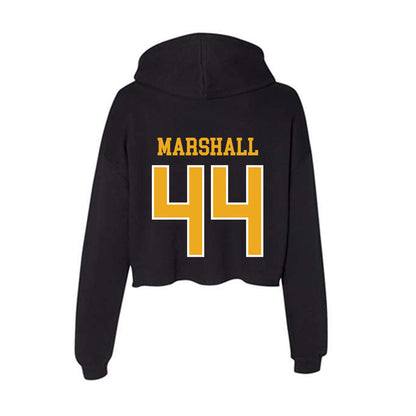 Canisius - NCAA Men's Ice Hockey : Luke Marshall - Women's Crop Fleece Hoodie-1