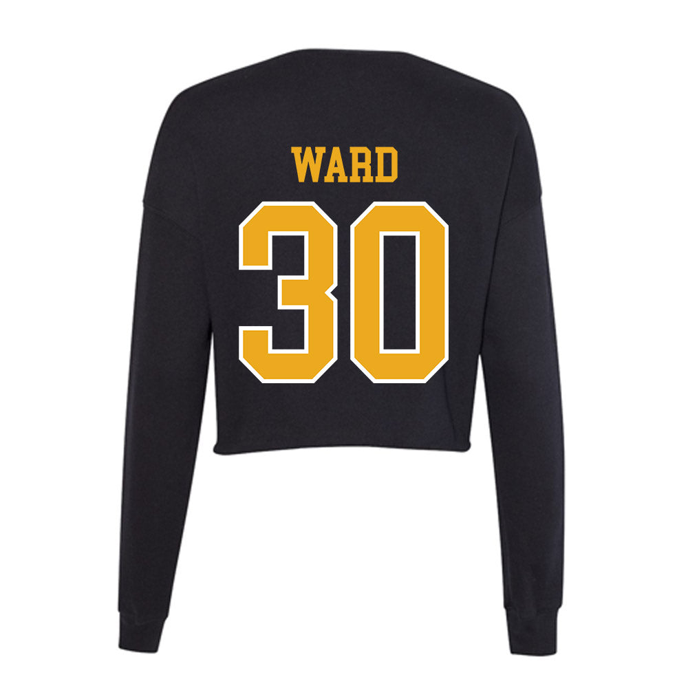 Canisius - NCAA Men's Lacrosse : TJ Ward - Women's Cropped Crew Fleece-1