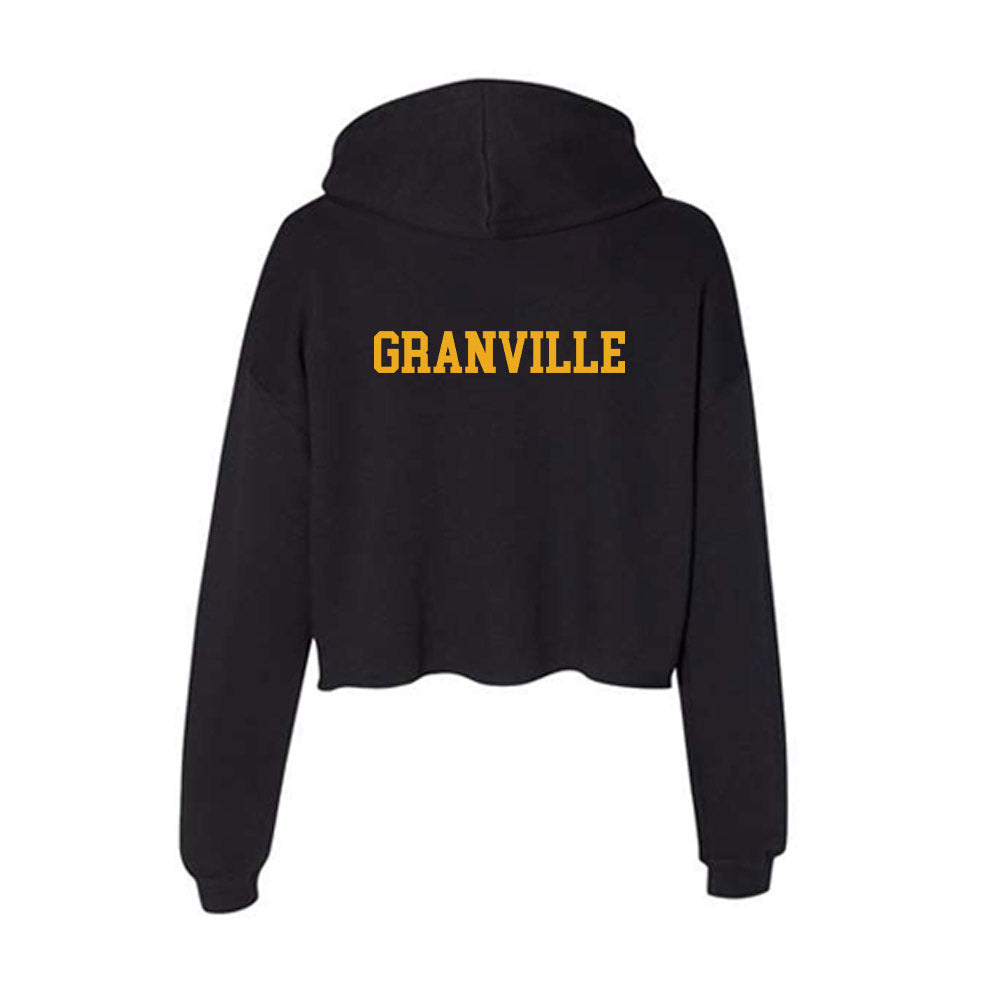 Canisius - NCAA Men's Cross Country : Jacob Granville - Women's Crop Fleece Hoodie-1