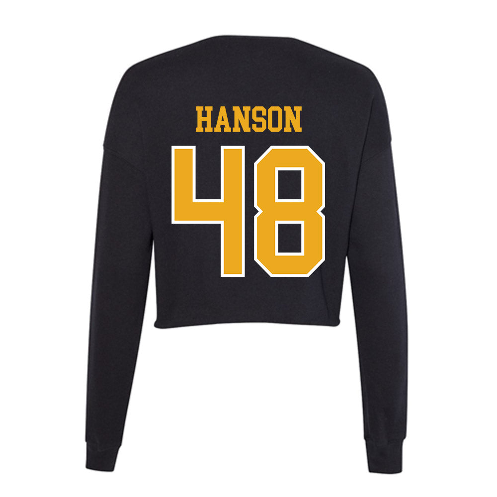 Canisius - NCAA Men's Lacrosse : Micah Hanson - Women's Cropped Crew Fleece-1