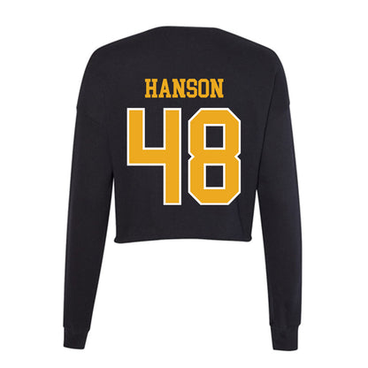 Canisius - NCAA Men's Lacrosse : Micah Hanson - Women's Cropped Crew Fleece-1