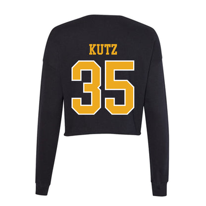Canisius - NCAA Baseball : Austin Kutz - Women's Cropped Crew Fleece-1