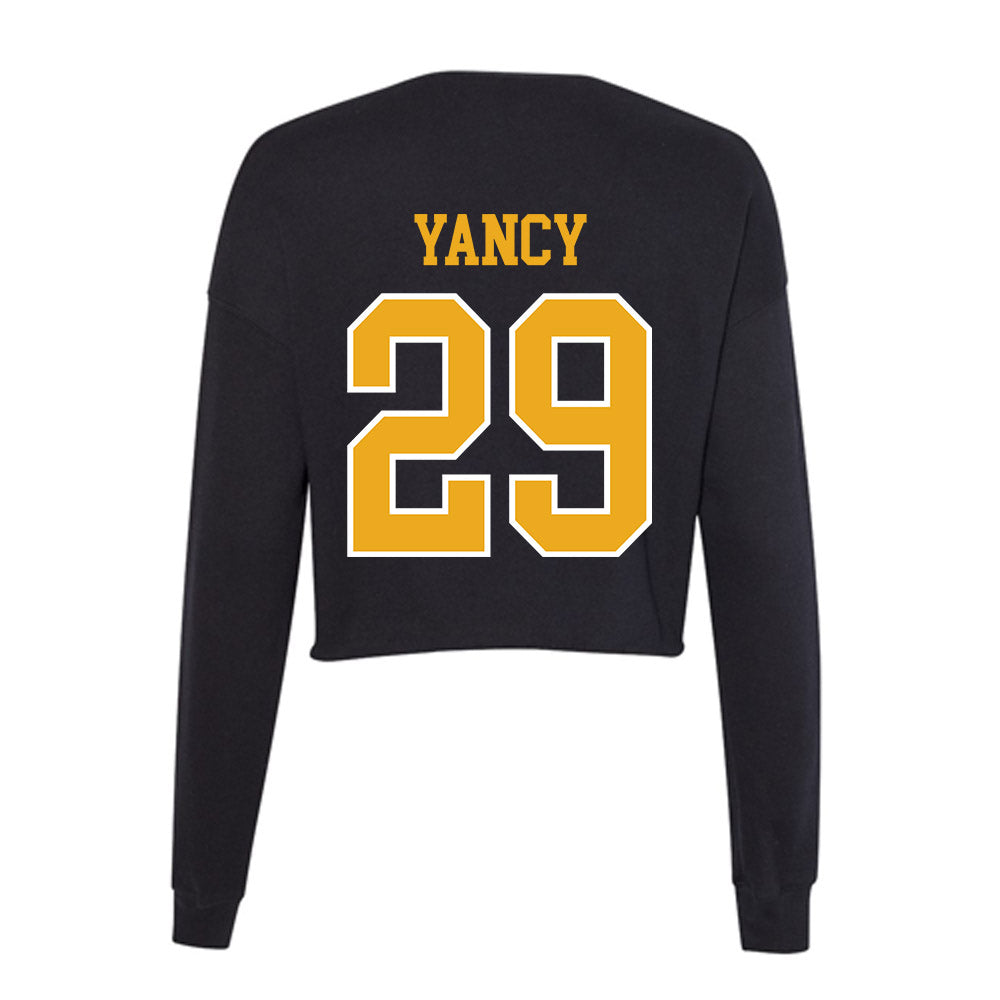 Canisius - NCAA Acrobatics & Tumbling : Jordan Yancy - Women's Cropped Crew Fleece-1