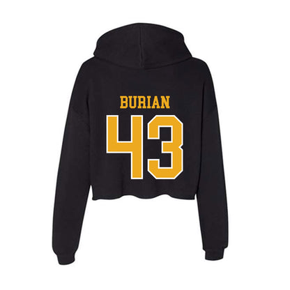 Canisius - NCAA Men's Lacrosse : Ashton Burian - Women's Crop Fleece Hoodie-1