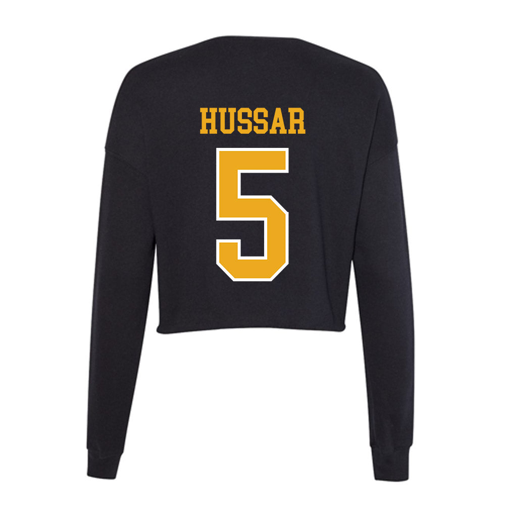 Canisius - NCAA Softball : Mikayla Hussar - Women's Cropped Crew Fleece-1