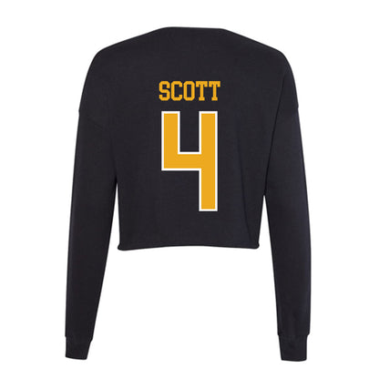 Canisius - NCAA Men's Basketball : William Scott - Women's Cropped Crew Fleece-1