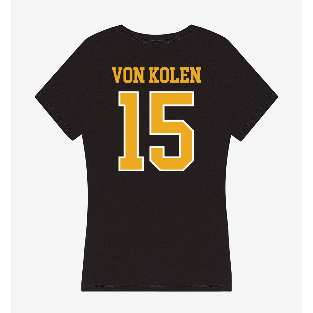 Canisius - NCAA Softball : Tabitha von Kolen - Women's V-Neck T-Shirt-1