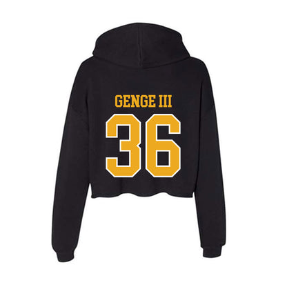 Canisius - NCAA Baseball : Clifton Genge III - Women's Crop Fleece Hoodie-1