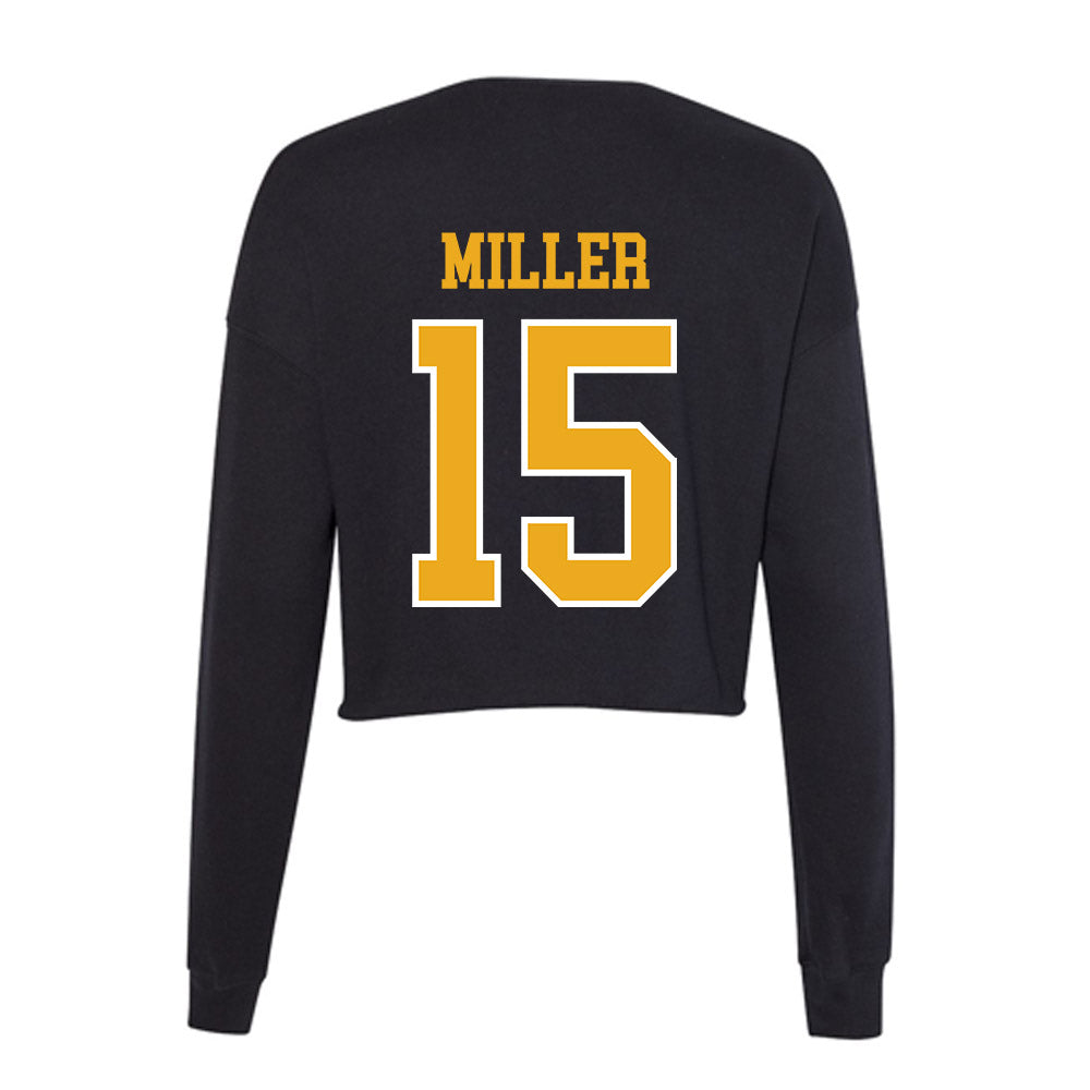 Canisius - NCAA Men's Ice Hockey : Cole Miller - Women's Cropped Crew Fleece-1