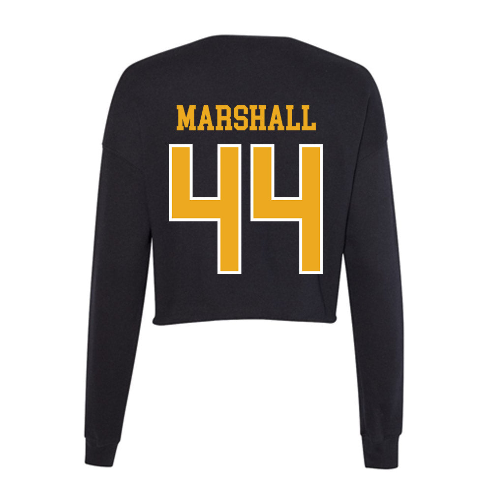 Canisius - NCAA Men's Ice Hockey : Luke Marshall - Women's Cropped Crew Fleece-1