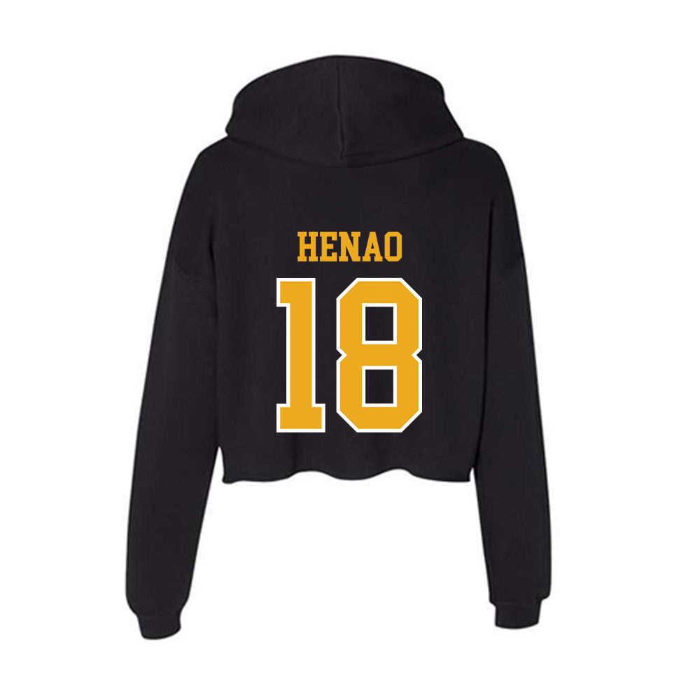 Canisius - NCAA Men's Soccer : Kerby Henao - Women's Crop Fleece Hoodie-1