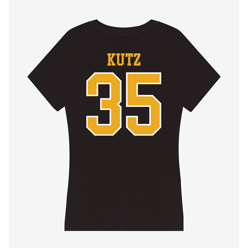Canisius - NCAA Baseball : Austin Kutz - Women's V-Neck T-Shirt-1