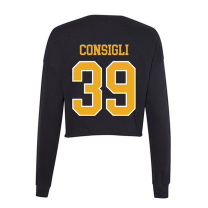 Canisius - NCAA Baseball : Peyton Consigli - Women's Cropped Crew Fleece-1