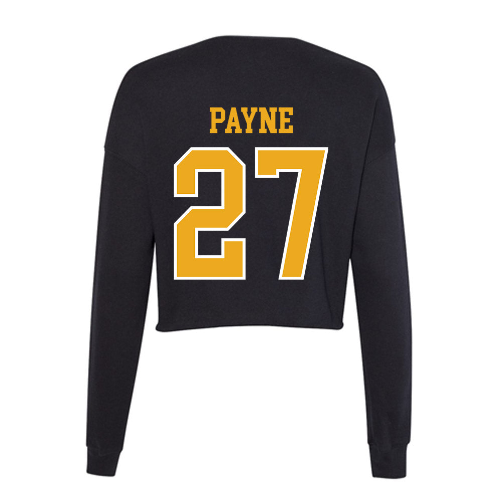 Canisius - NCAA Men's Ice Hockey : Dominic Payne - Women's Cropped Crew Fleece-1