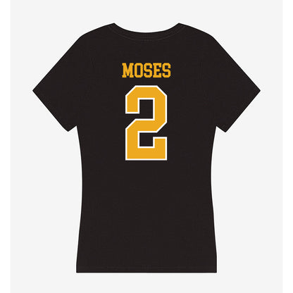 Canisius - NCAA Women's Basketball : Alex Moses - Women's V-Neck T-Shirt-1