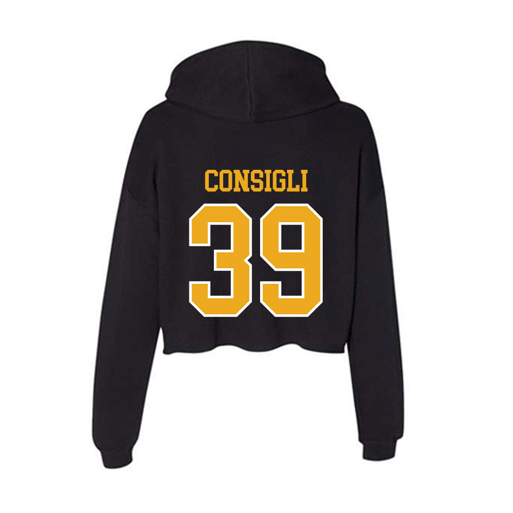 Canisius - NCAA Baseball : Peyton Consigli - Women's Crop Fleece Hoodie-1