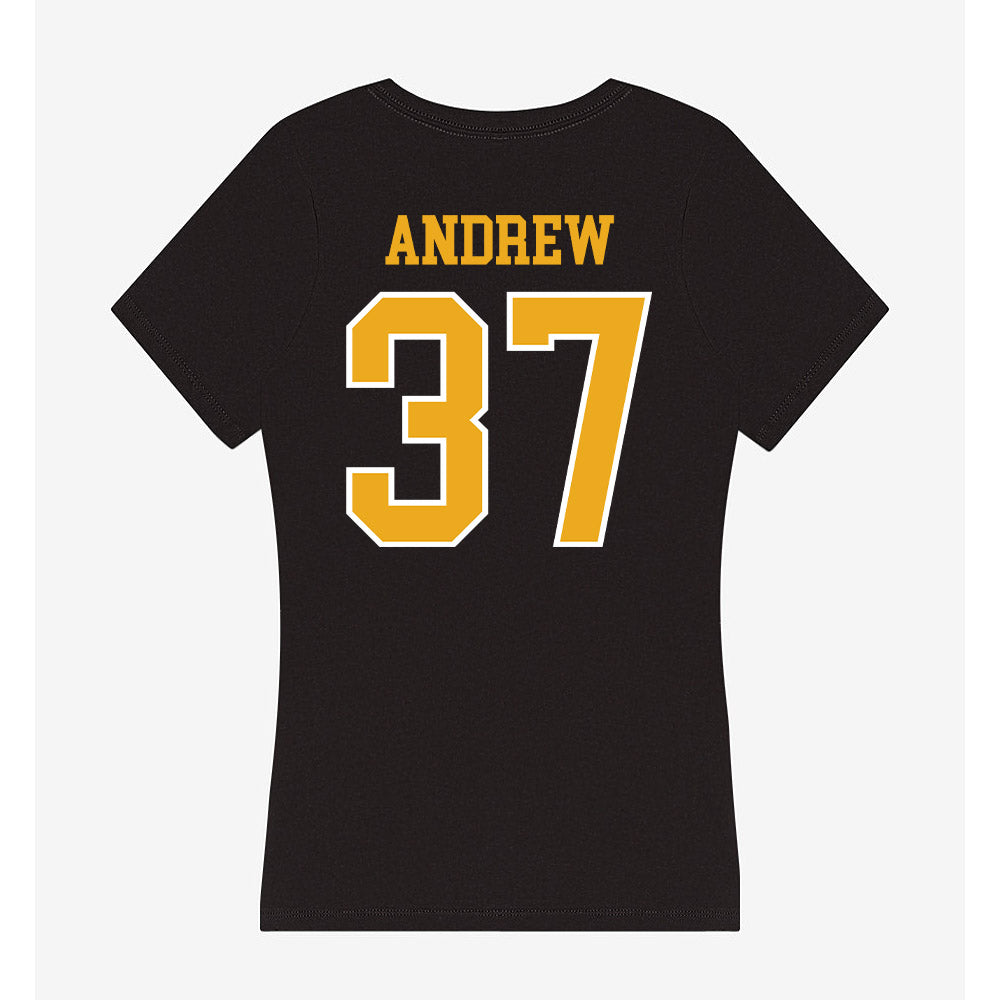Canisius - NCAA Men's Ice Hockey : Hunter Andrew - Women's V-Neck T-Shirt-1