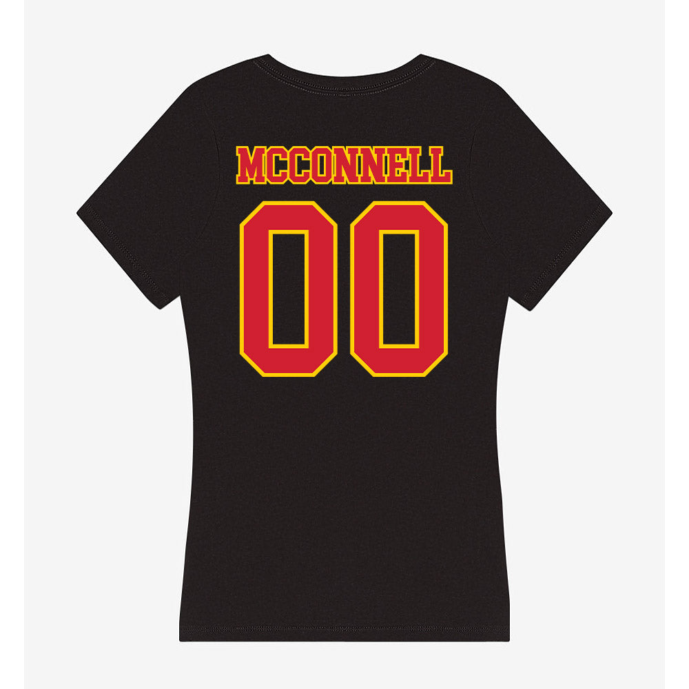 Pitt State - NCAA Football : Braven McConnell - Women's V-Neck T-Shirt-1