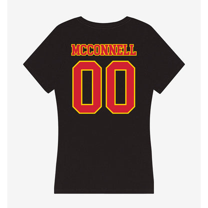 Pitt State - NCAA Football : Braven McConnell - Women's V-Neck T-Shirt-1