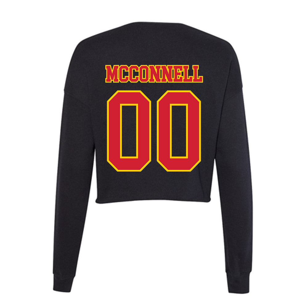 Pitt State - NCAA Football : Braven McConnell - Women's Cropped Crew Fleece-1