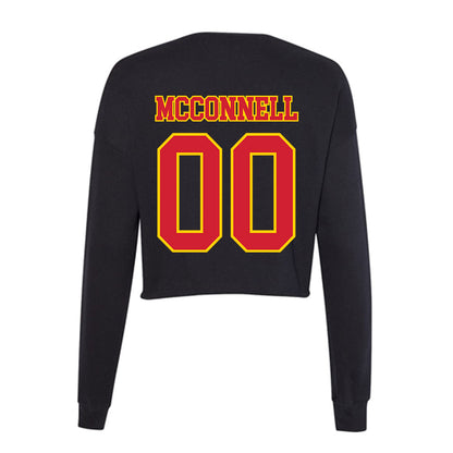Pitt State - NCAA Football : Braven McConnell - Women's Cropped Crew Fleece-1