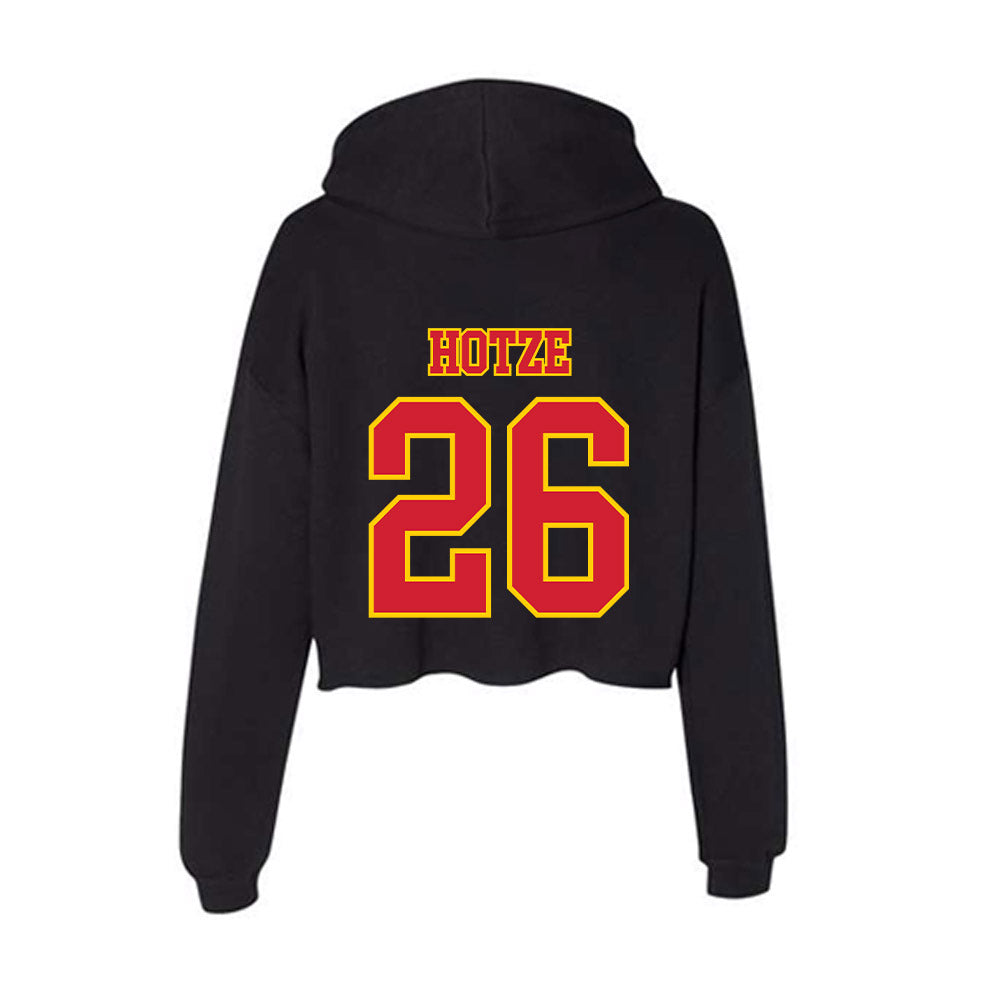 Pitt State - NCAA Women's Soccer : Alyssa Hotze - Women's Crop Fleece Hoodie-1