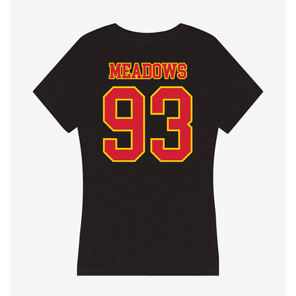 Pitt State - NCAA Football : Trevor Meadows - Women's V-Neck T-Shirt-1