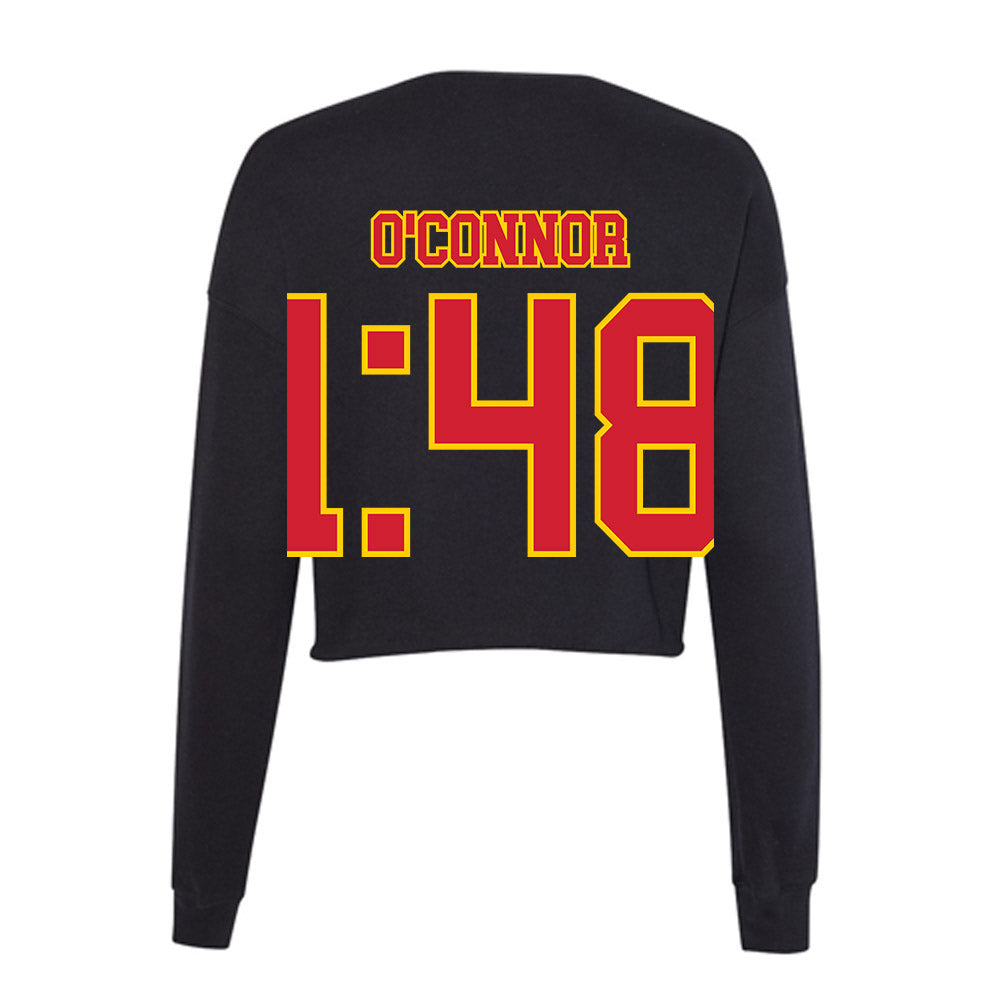 Pitt State - NCAA Men's Track & Field : Nick O'Connor - Women's Cropped Crew Fleece-1