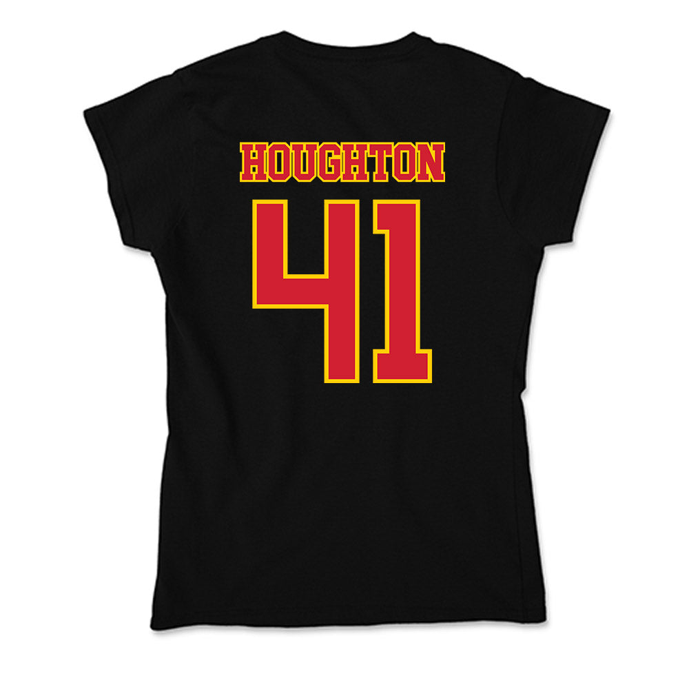 Pitt State - NCAA Football : Jayden Houghton - Soft Style Women’s T-Shirt-1