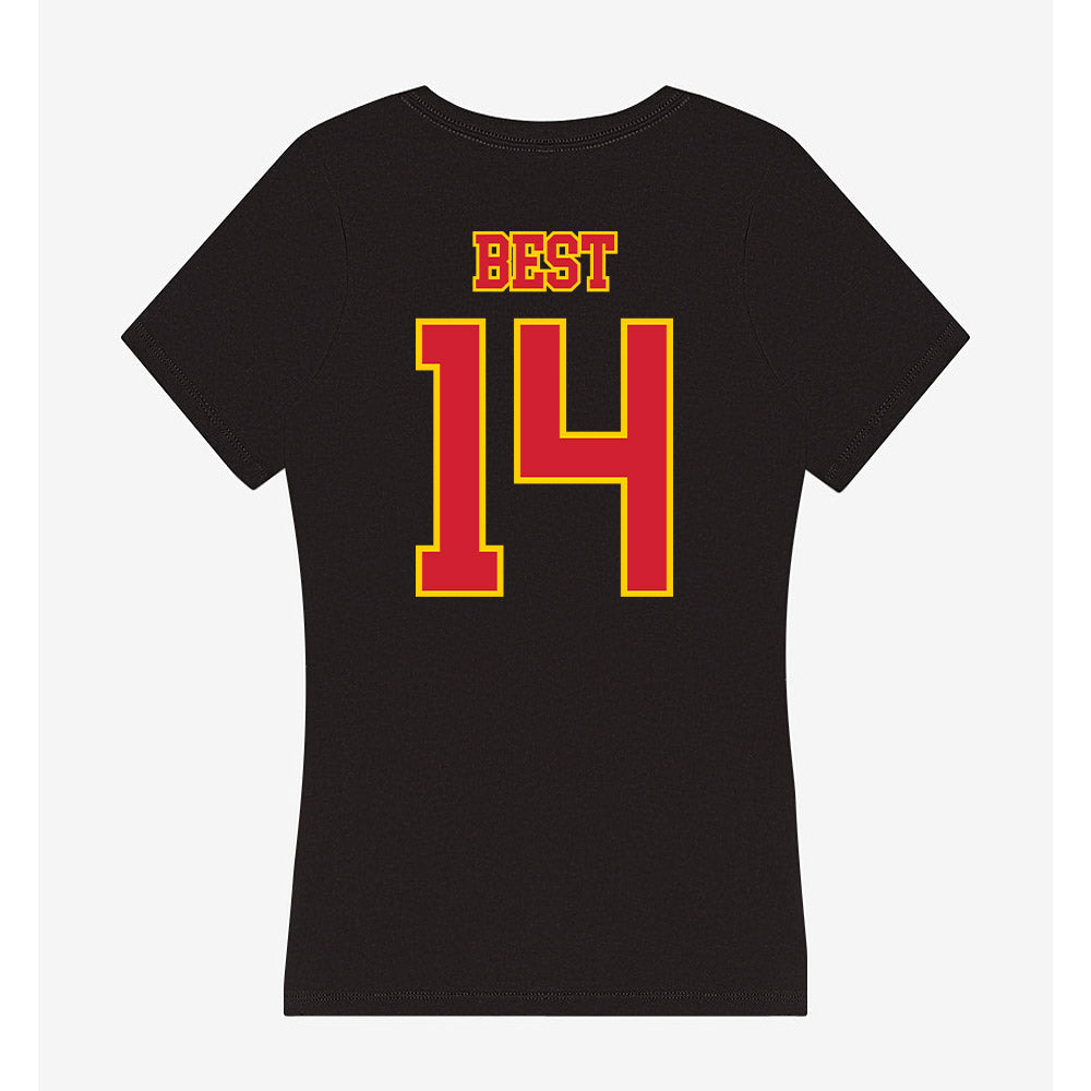 Pitt State - NCAA Football : Khali Best - Women's V-Neck T-Shirt-1