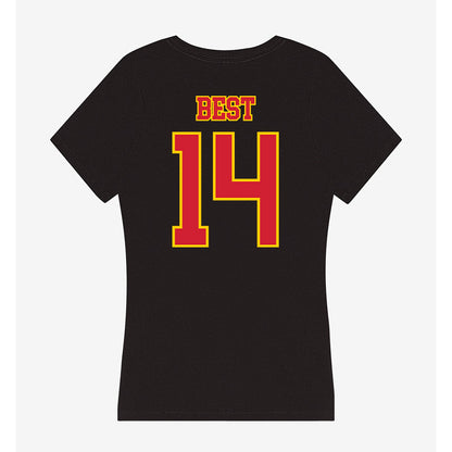 Pitt State - NCAA Football : Khali Best - Women's V-Neck T-Shirt-1