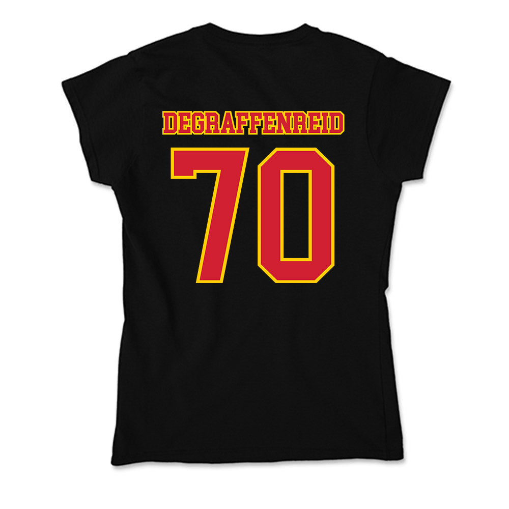 Pitt State - NCAA Football : Kaden Degraffenreid - Soft Style Women’s T-Shirt-1