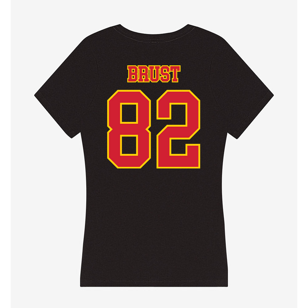 Pitt State - NCAA Football : Jaxson Brust - Women's V-Neck T-Shirt-1