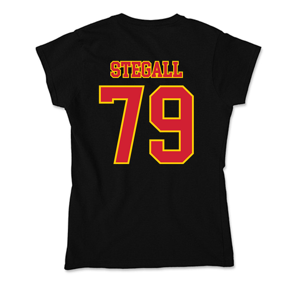 Pitt State - NCAA Football : Gage Stegall - Soft Style Women’s T-Shirt-1