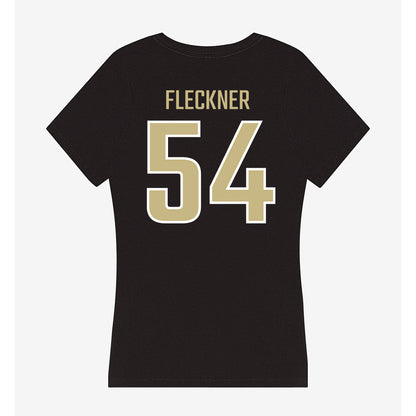 Jacksonville - NCAA Men's Lacrosse : Henry Fleckner - Classic Shersey Women's V-Neck T-Shirt-1